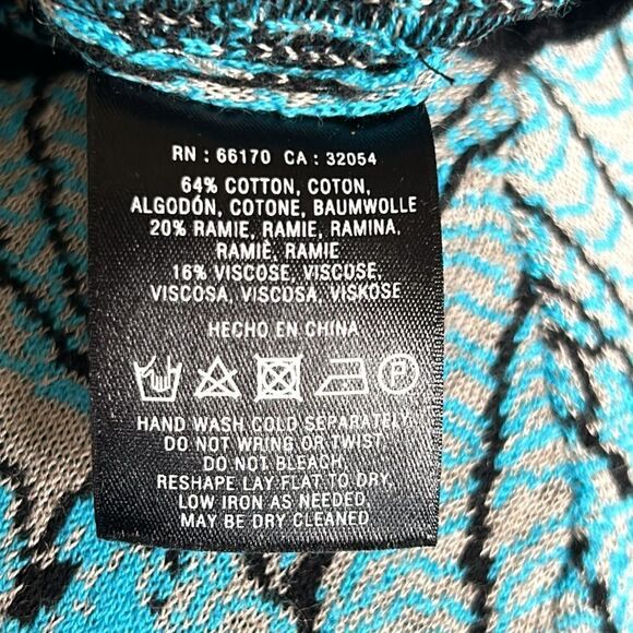 Anthropologie HWR Nestled Owl Print Tunic dress sweater cozy top Artsy - Picture 8 of 10